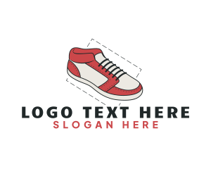Foot Print - Fashion Footwear Shoe logo design