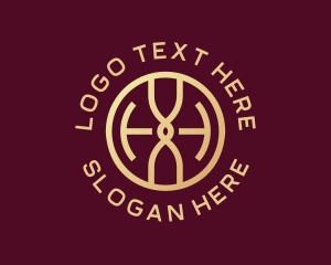 Badge - Digital Currency Letter X logo design