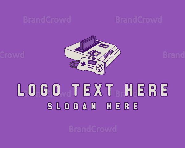 Retro Gaming Console Logo