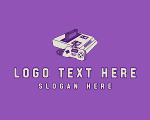 Game - Retro Gaming Console logo design