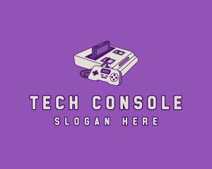 Console - Retro Gaming Console logo design