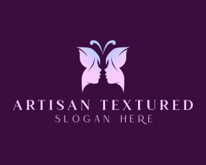 Butterfly Woman Spa logo design