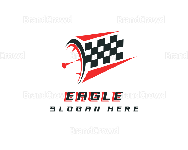 Speedometer Fast Race Logo