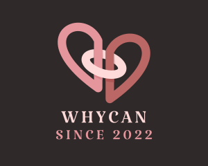 Romantic - Wedding Planner Heart logo design