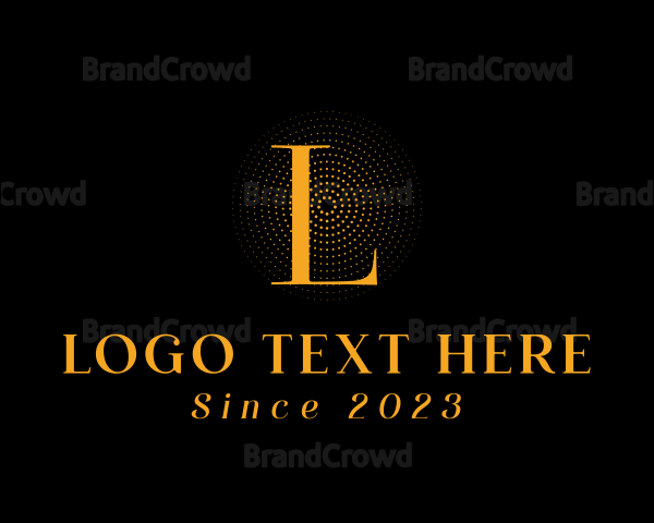Professional Luxury Lounge Logo