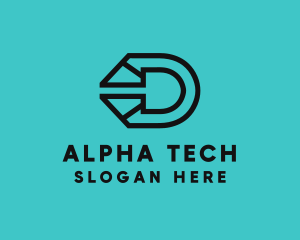 Alphabet - Mechanical Engineering Letter D logo design