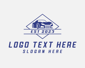 Driving - Sports Car Auto Detailing logo design