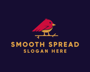 Little Finch Bird logo design