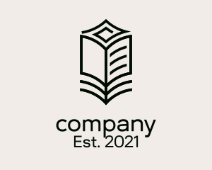 Education - Minimalist Library Book logo design