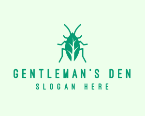 Green Leaf Cockroach logo design