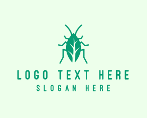 Green Leaf Cockroach Logo