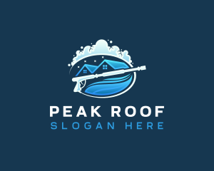 Roof - Hydro Roof Pressure Washer logo design