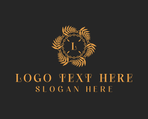 Leaf - Luxury Floral Boutique logo design