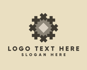 Woven - Flooring Design Pattern logo design