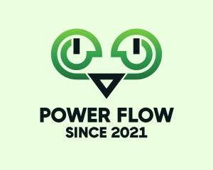 Owl Power Tech  logo design