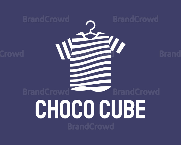 Striped Tee Shirt Logo