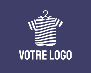 Striped Tee Shirt Logo