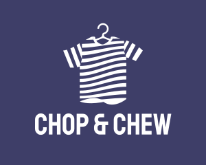 Striped Tee Shirt logo design