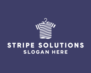 Striped Tee Shirt logo design