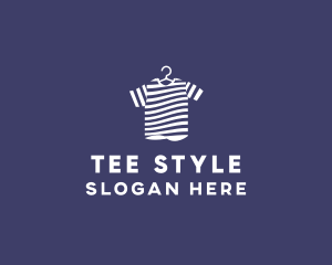 T Shirt - Striped Tee Shirt logo design