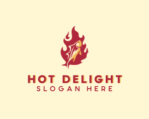 Hot Grill Fish logo design