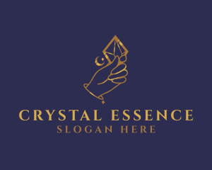 Crystal Hand Jewelry logo design