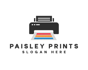 Printing Printer Paper logo design