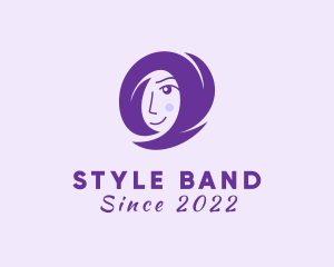 Woman Hair Styling logo design