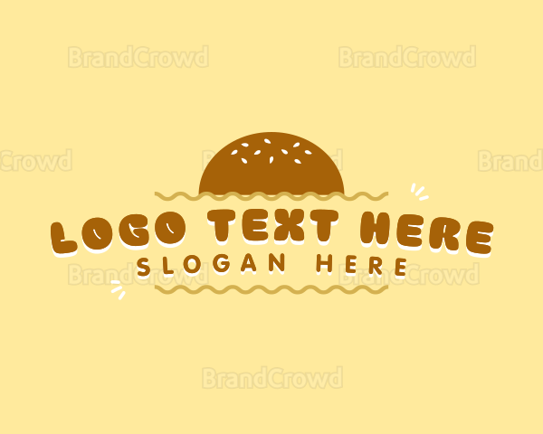 Burger Sandwich Snack Logo