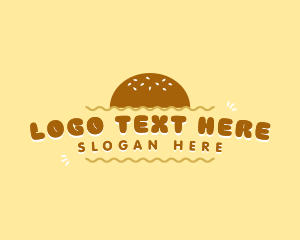 Burger Sandwich Snack Logo