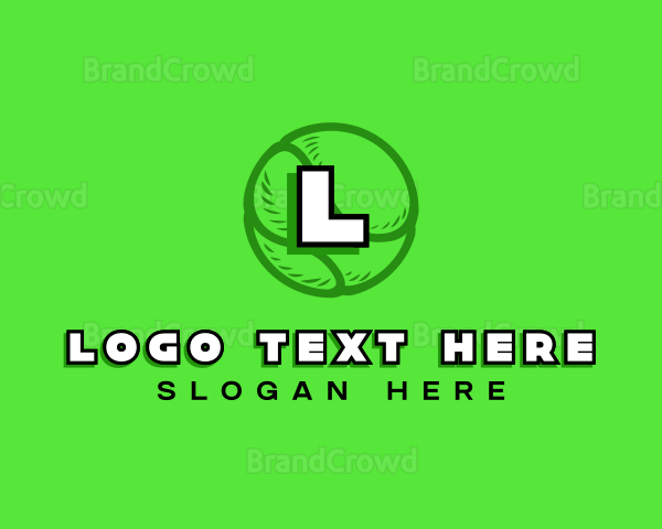 Tennis Ball Lettermark Logo