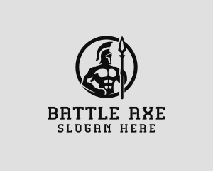 Warrior - Knight Warrior Spartan logo design