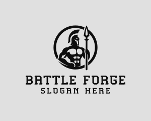 Warrior - Knight Warrior Spartan logo design