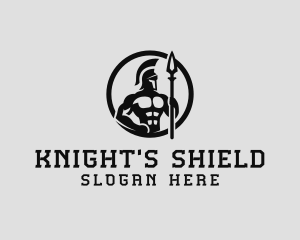 Knight - Knight Warrior Spartan logo design