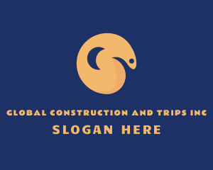 Moon Global Human Support logo design