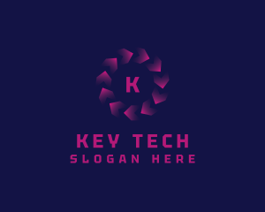 Cyber Technology AI logo design