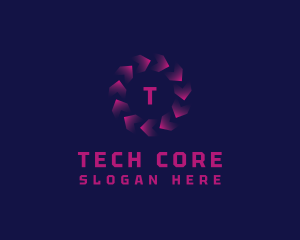 Cyber Technology AI logo design