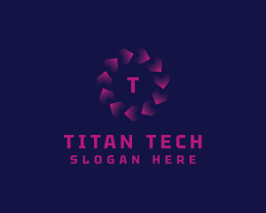 Cyber Technology AI logo design