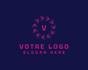 Tech - Cyber Technology AI logo design