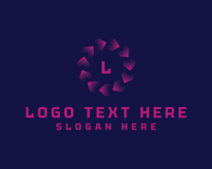 Algorithm - Cyber Technology AI logo design