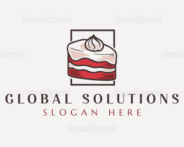 Sweet Dessert Cake Logo