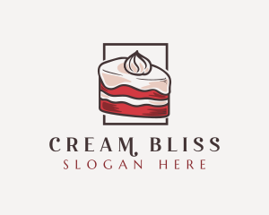 Cream - Sweet Dessert Cake logo design