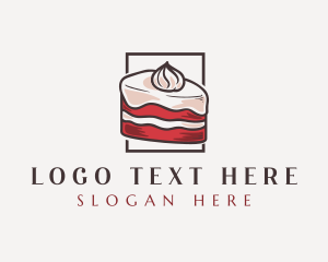 Dough - Sweet Dessert Cake logo design