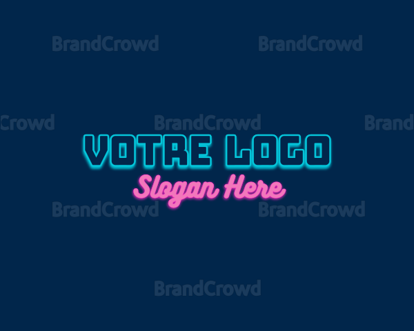 Neon Technology Wordmark Logo