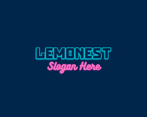 Neon Technology Wordmark Logo