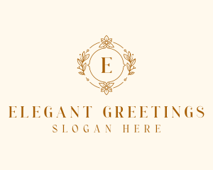 Wedding Floral Boutique logo design