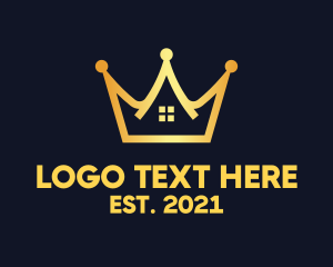 Land Developer - Golden Crown Realty logo design