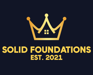 Mansion - Golden Crown Realty logo design