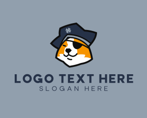 Animal Adoption - Pirate Dog Pet logo design