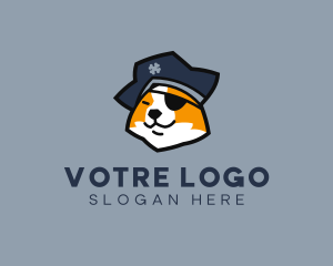 Pirate Dog Pet Logo